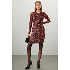 NWT MinkPink Black Floral Sorrento Mesh Mini Dress Size M(US 6-8) Cocktail Party